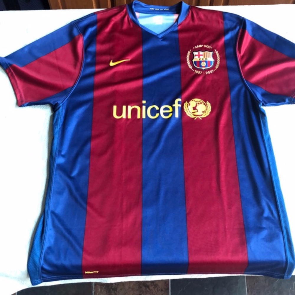 Nike Barcelona Soccer Jersey Unicef